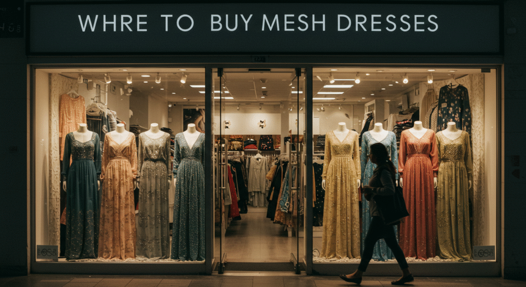 mesh dresses for women