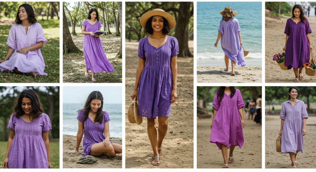 Casual Purple Dresses